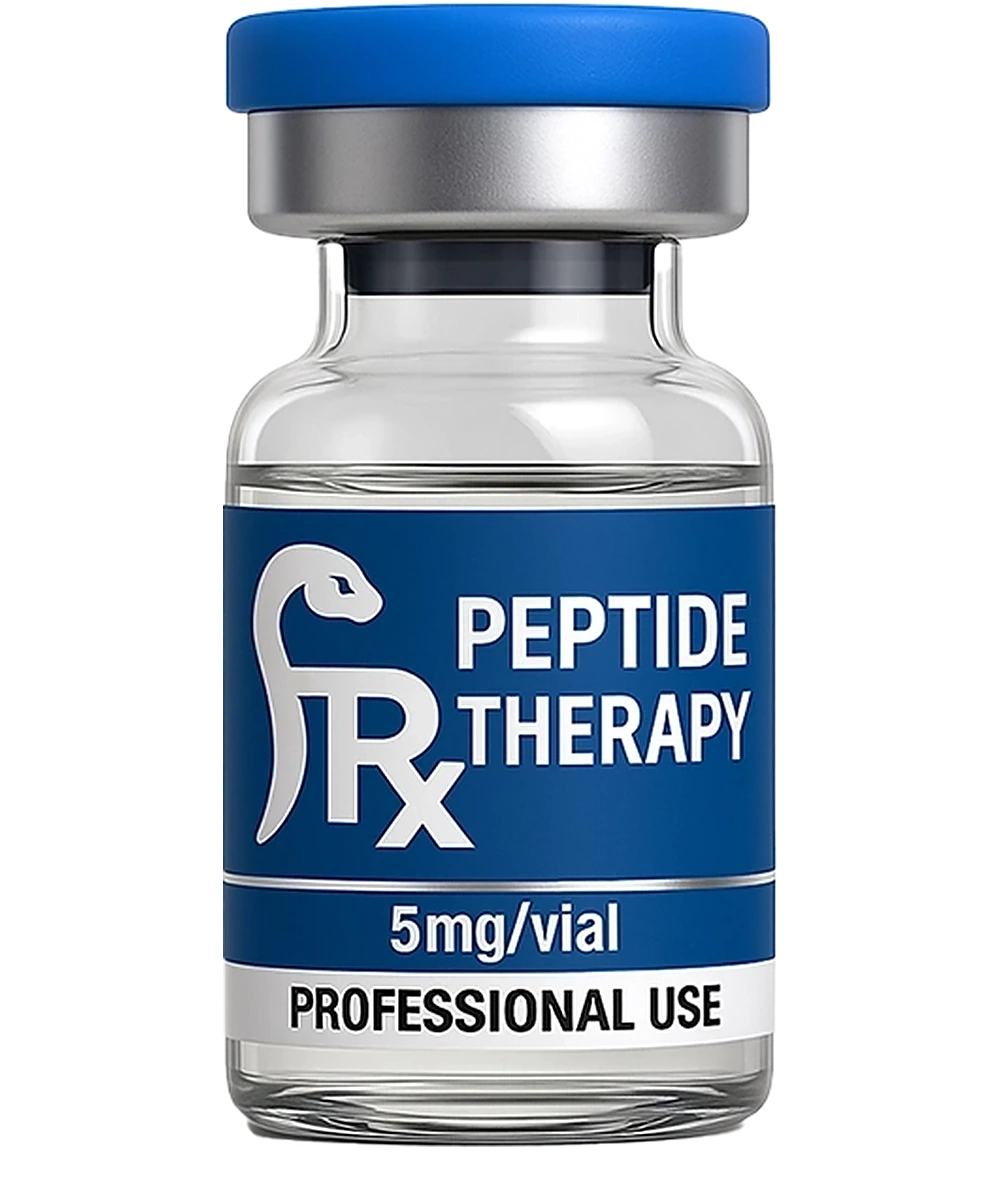 ForbiddenRx generic peptide vial — Glutathione / NAD+ / Sermorelin photography in progress